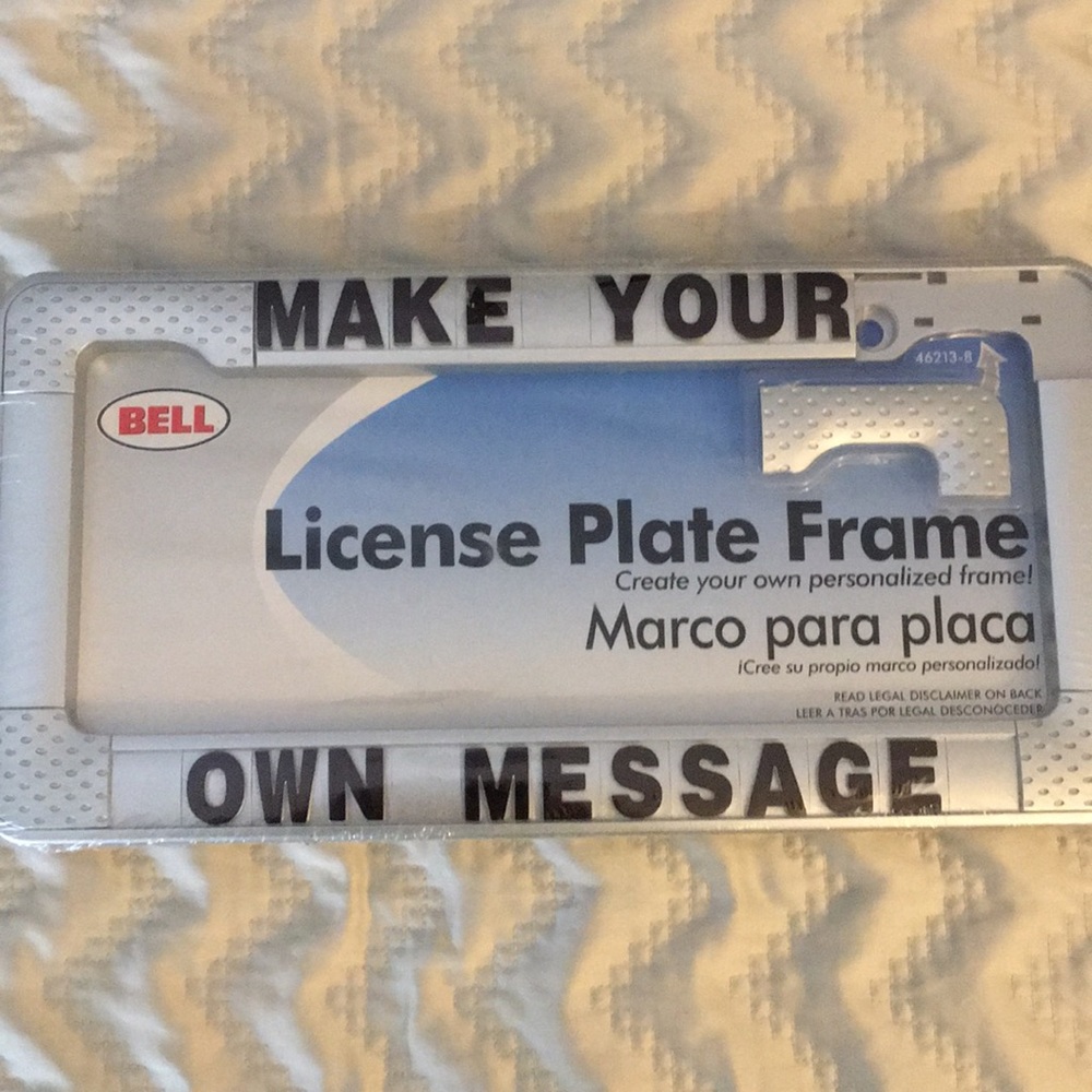Make Your Own Message License Plate
